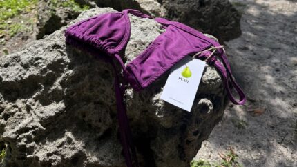 Purple Sun Dipped Bold bikini by Pear minimal Brazilian swimwear