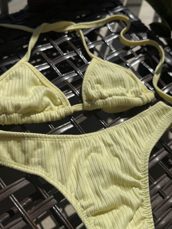Yellow ribbon bikini The First Bite by Pear Brazilian swimwear
