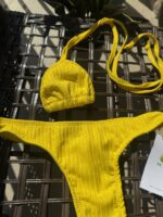 Yellow ribbon bikini The First Bite by Pear Brazilian swimwear