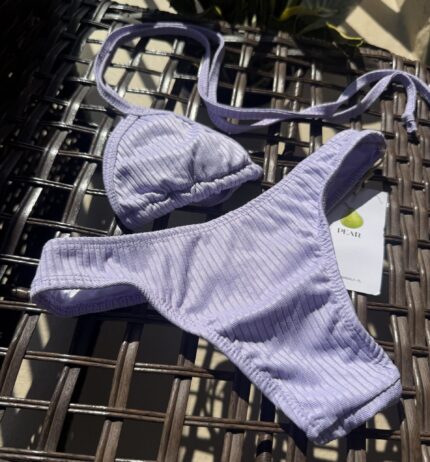 Purple ribbon bikini The First Bite by Pear Brazilian swimwear