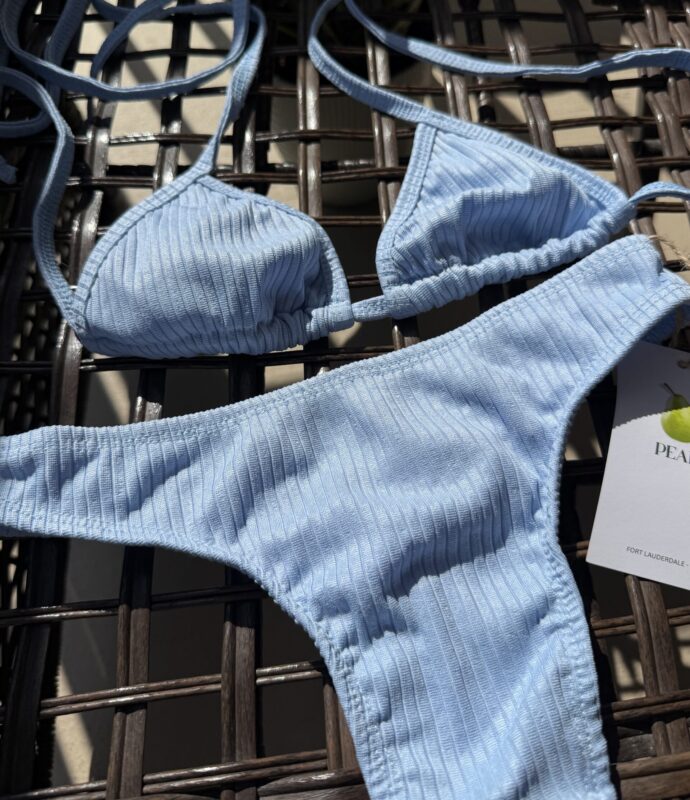 Blue ribbon bikini The First Bite by Pear Brazilian swimwear