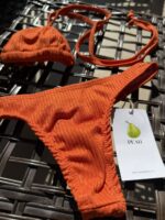 The First Bite Ribbon Bikini – Orange