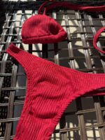 Red ribbon bikini The First Bite by Pear Brazilian swimwear