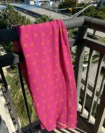 Pink tropical beach cover up Pear x Gabi Runz collaboration