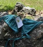 Green Sun Dipped Bold bikini by Pear minimal Brazilian swimwear